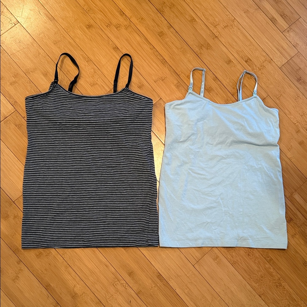Motherhood Maternity and Nursing built-in bra Camisoles